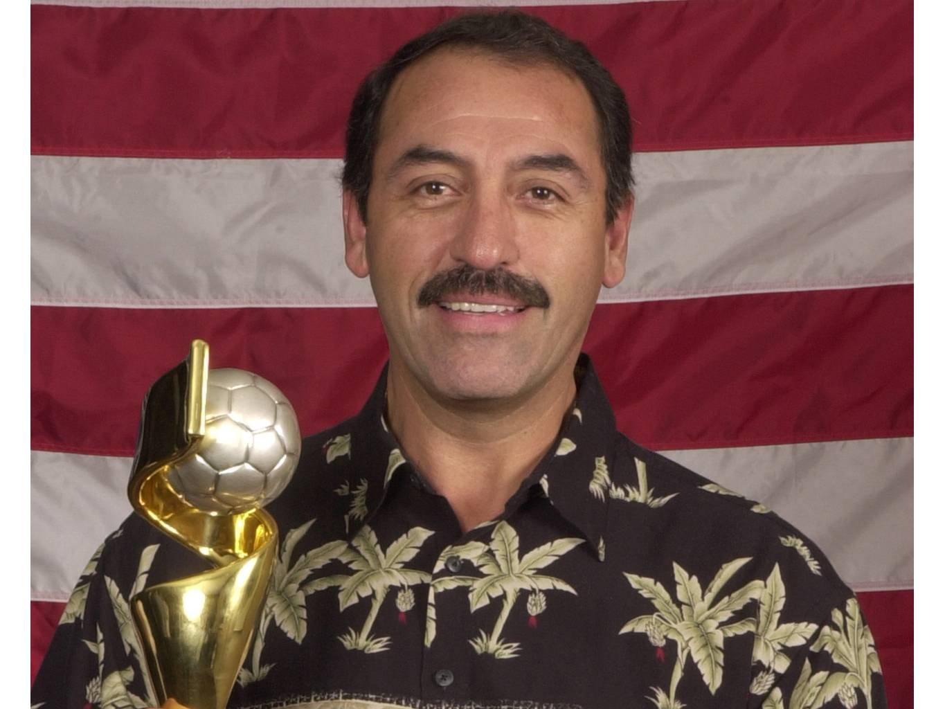 Javier with trophy